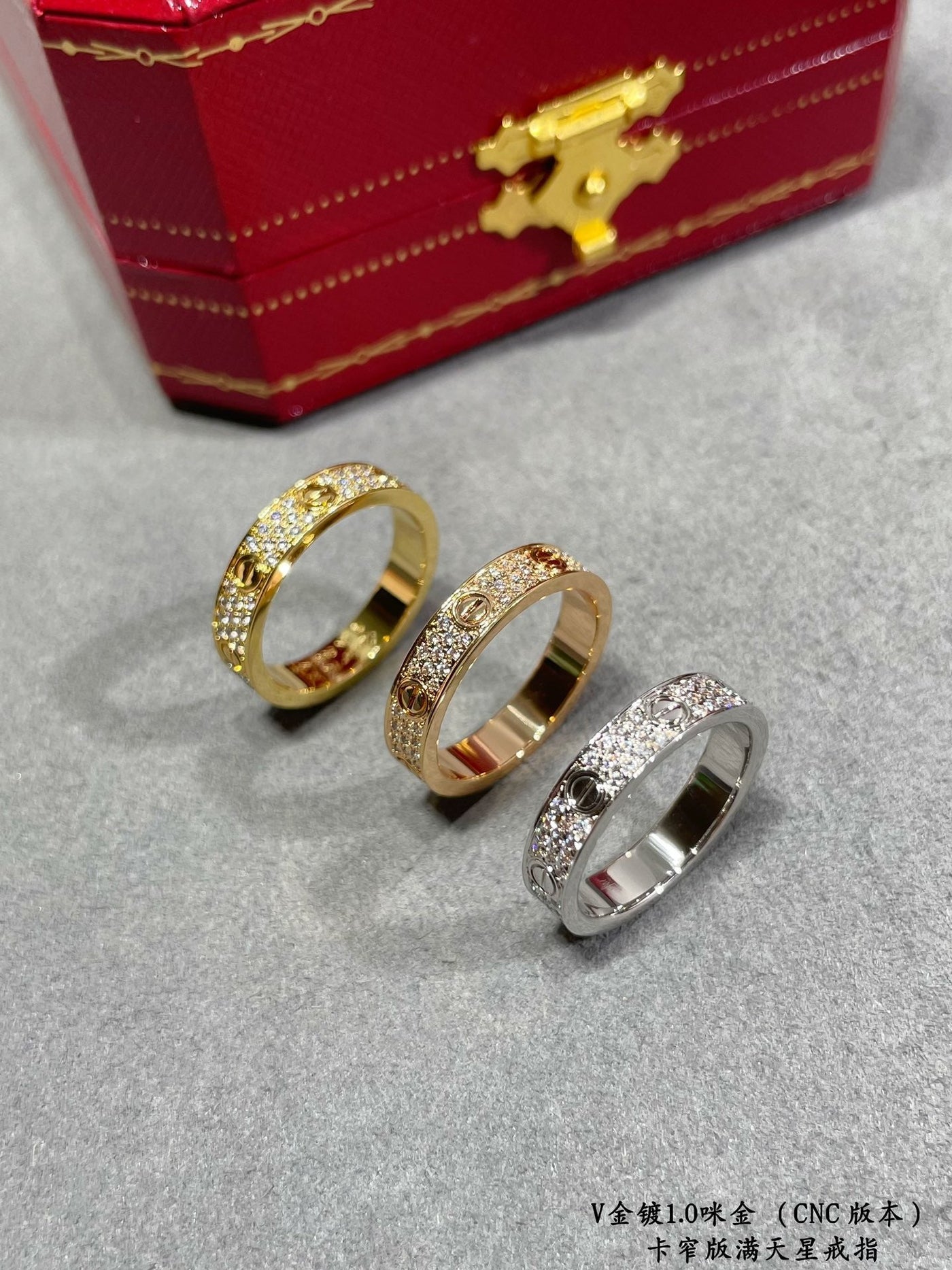 Diamond Cartier Love Ring Accessory