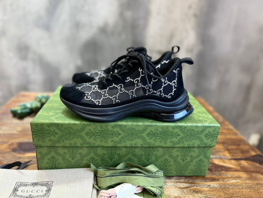 Gucci Run GG Crystal Sneakers