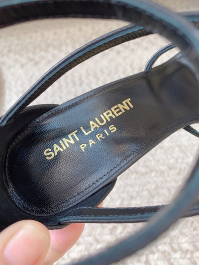 YSL High Heel Cassandra Sandals