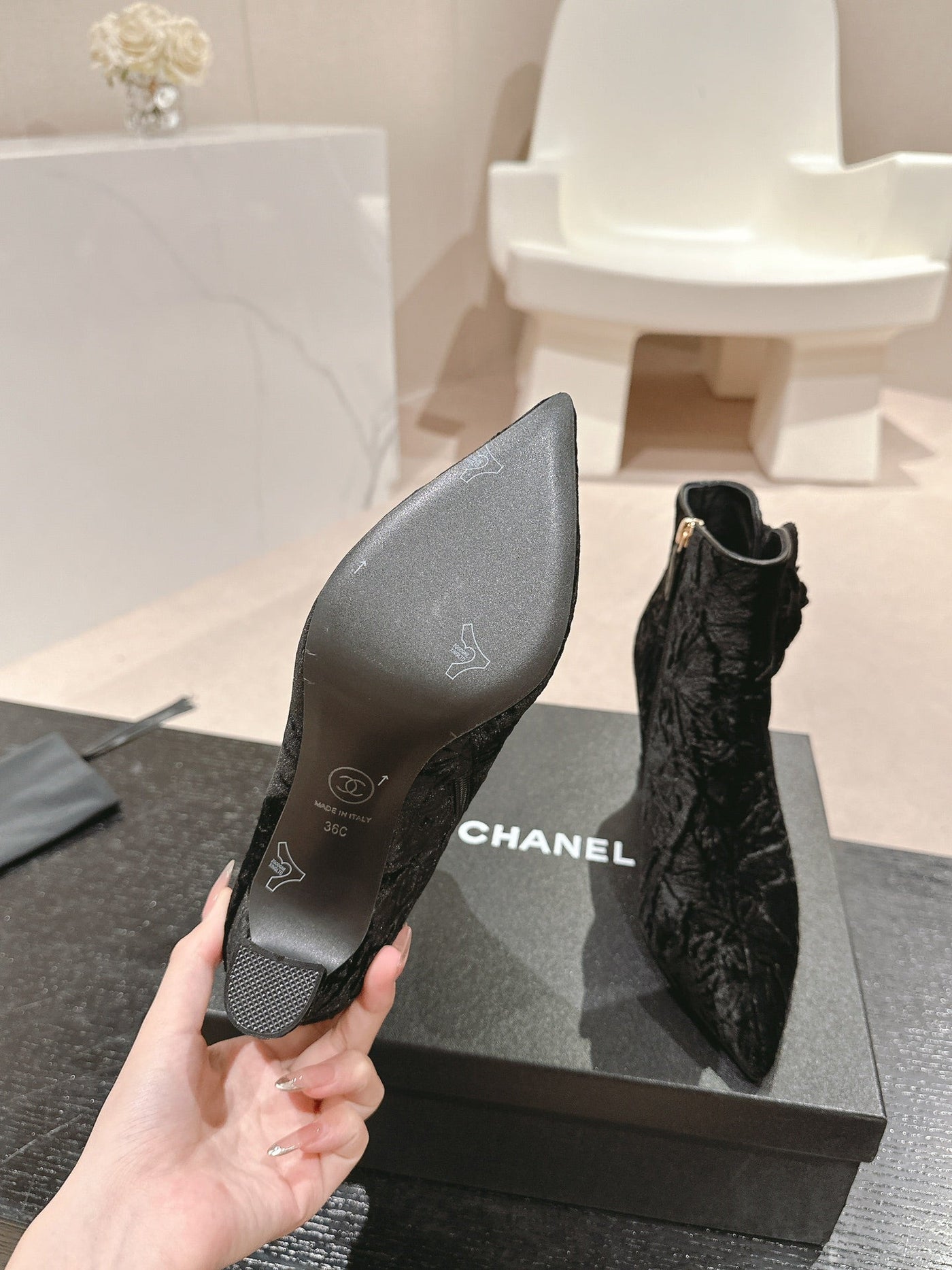 Chanel Ankle  Boots