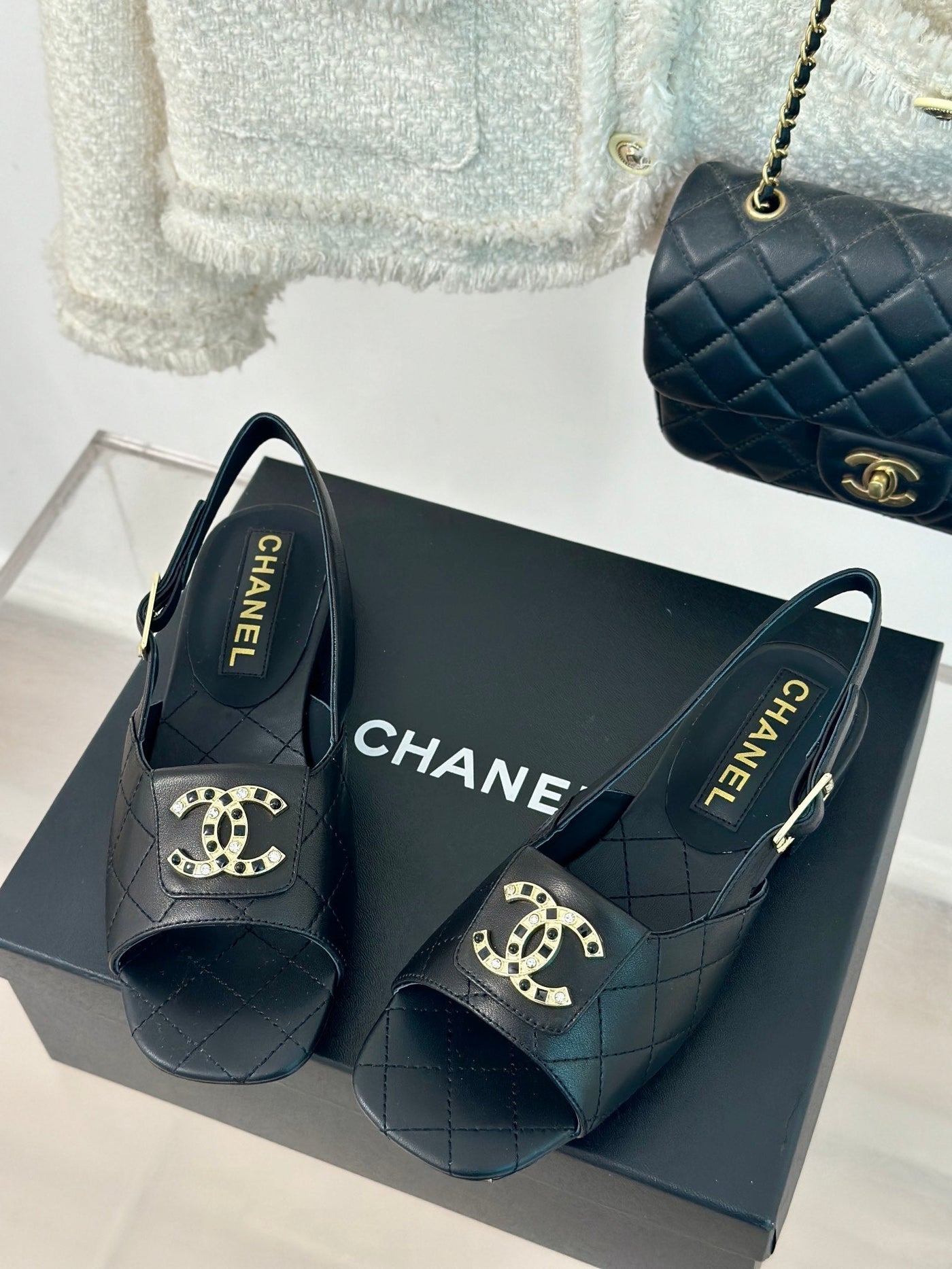 Chanel Slingback Sandal