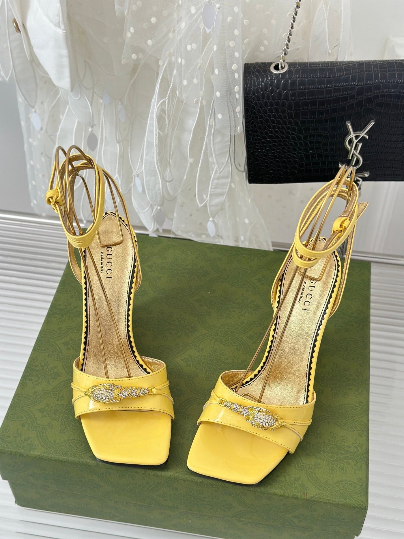 Gucci High Heel Sandals With Hardware