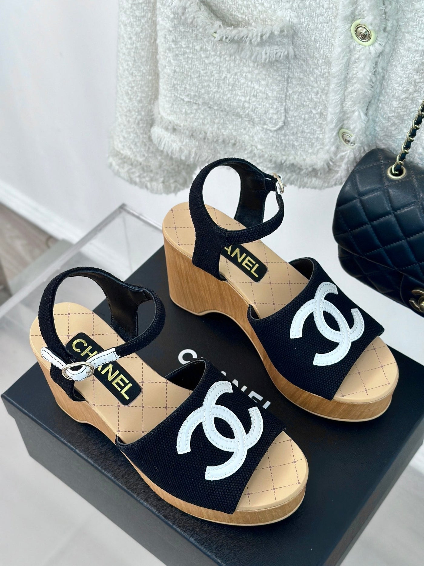 Chanel  Wedge Sandal