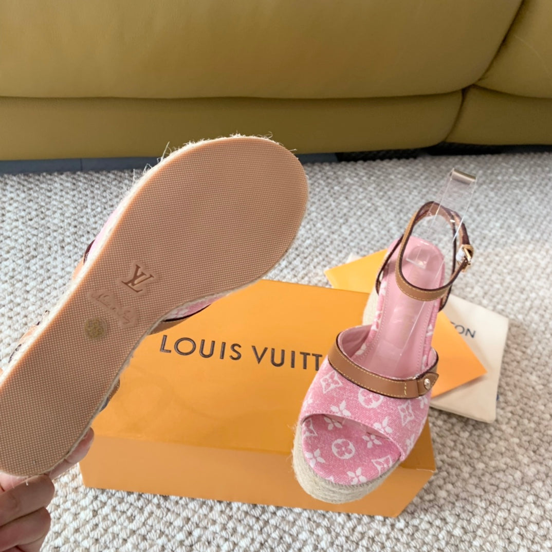 Louis Vuitton Isola Wedge Sandals