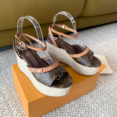 Louis Vuitton Helio's  Wedge Sandals