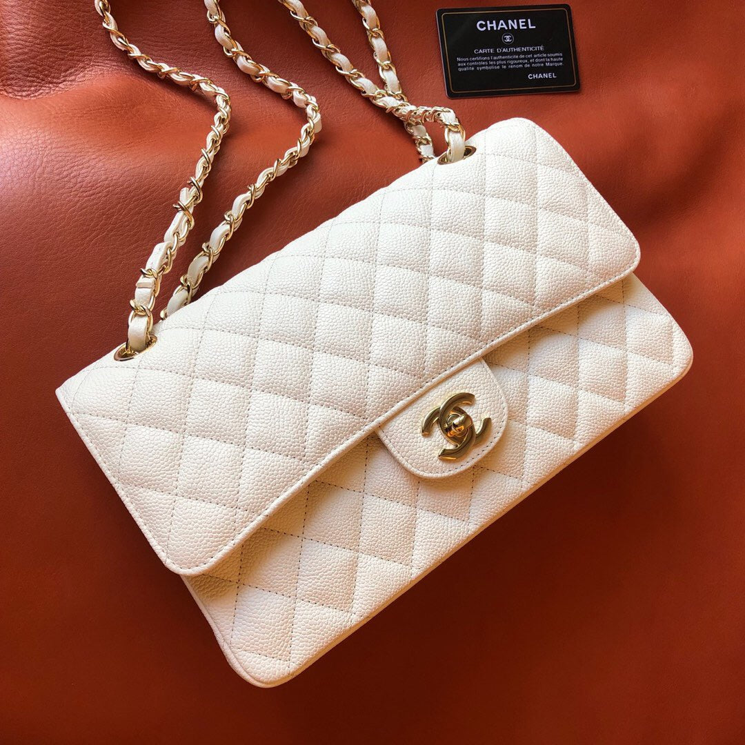 Chanel 26cm Flap Bag (Caviar Leather)