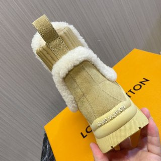 Louis Vuitton Ruby Flat Ranger Boots