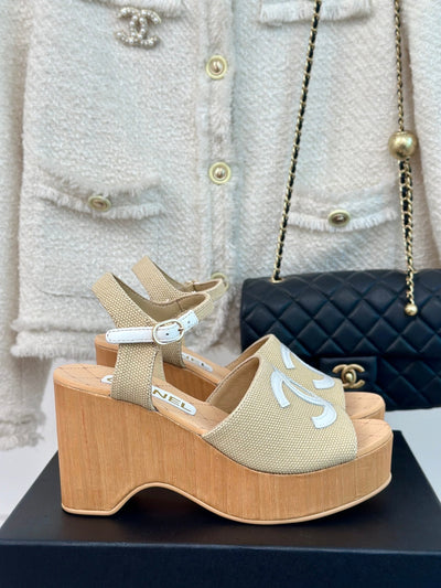 Chanel  Wedge Sandal