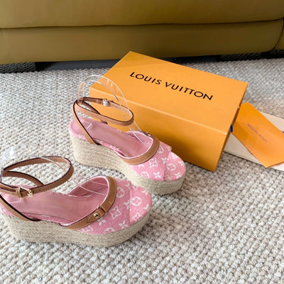 Louis Vuitton Helio's  Wedge Sandals