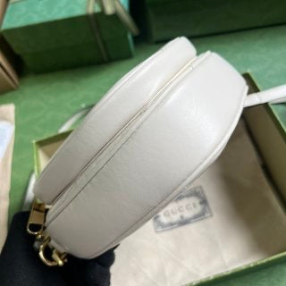 Gucci Interlocking G Mini Heart Shoulder Bag