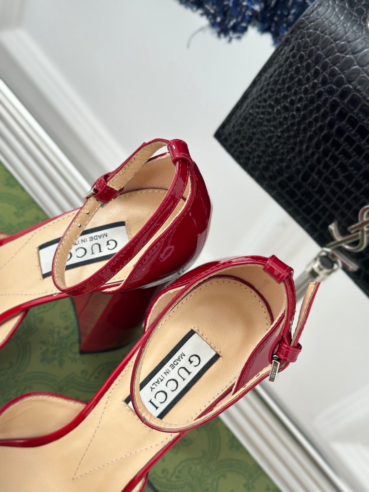 Gucci Platform Sandals With Double G