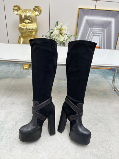 YSL Knee High Boots