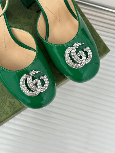 Gucci Platform Sandals With Double G