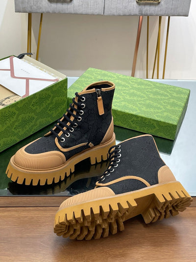 Gucci  GG Canvas Boots