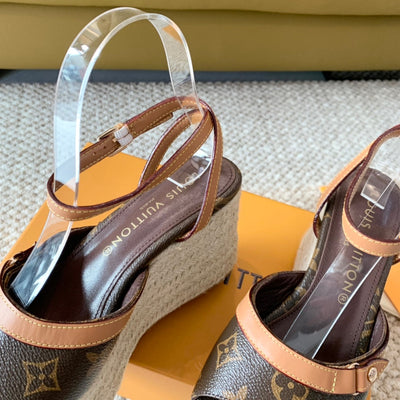 Louis Vuitton Helio's  Wedge Sandals