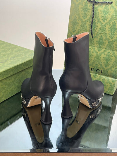 Gucci  Platform Boots With GG Studs