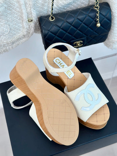 Chanel  Wedge Sandal