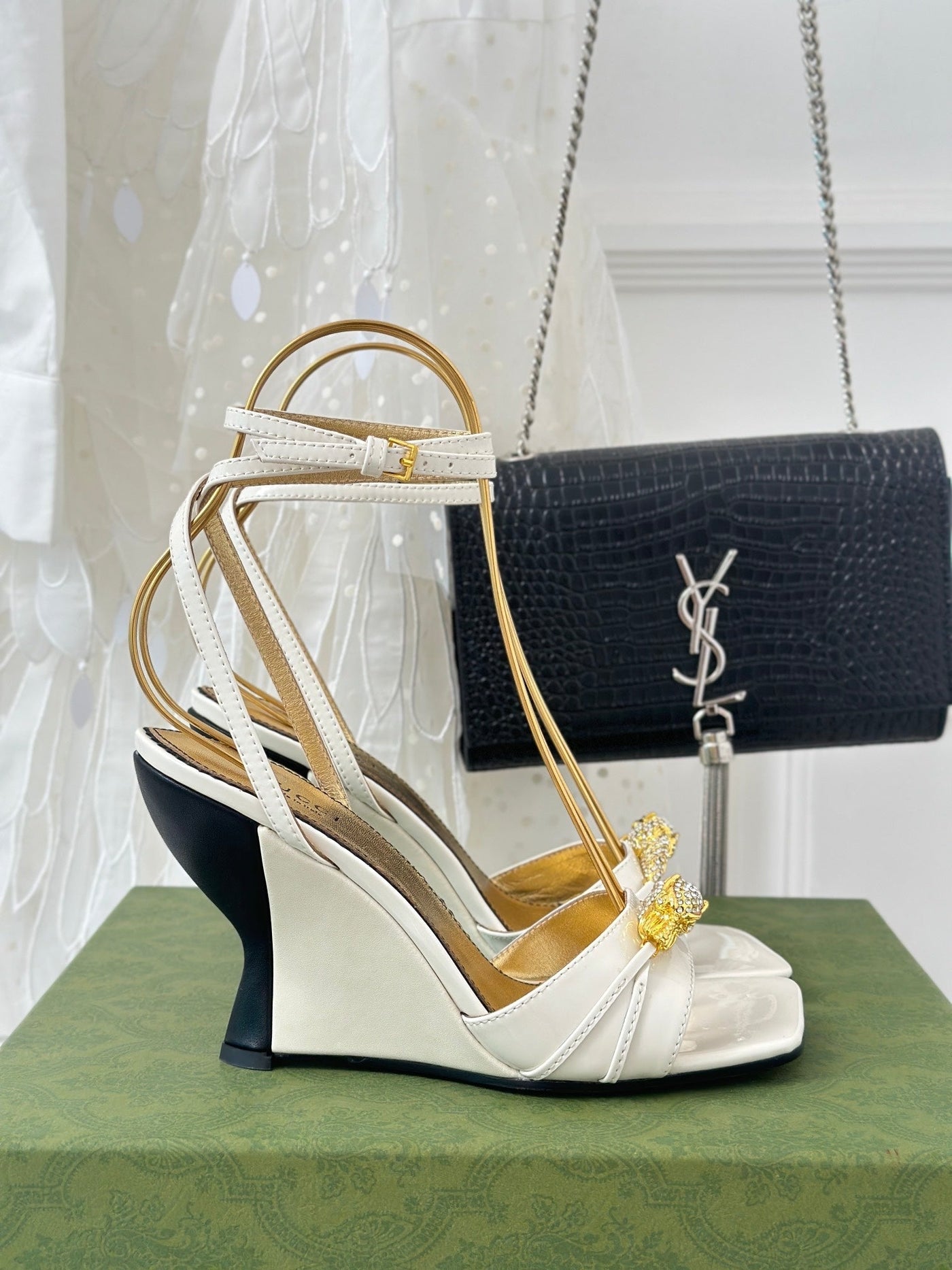 Gucci High Heel Sandals With Hardware