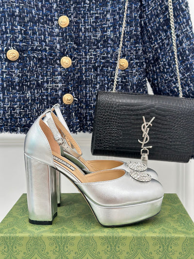 Gucci Platform Sandals With Double G