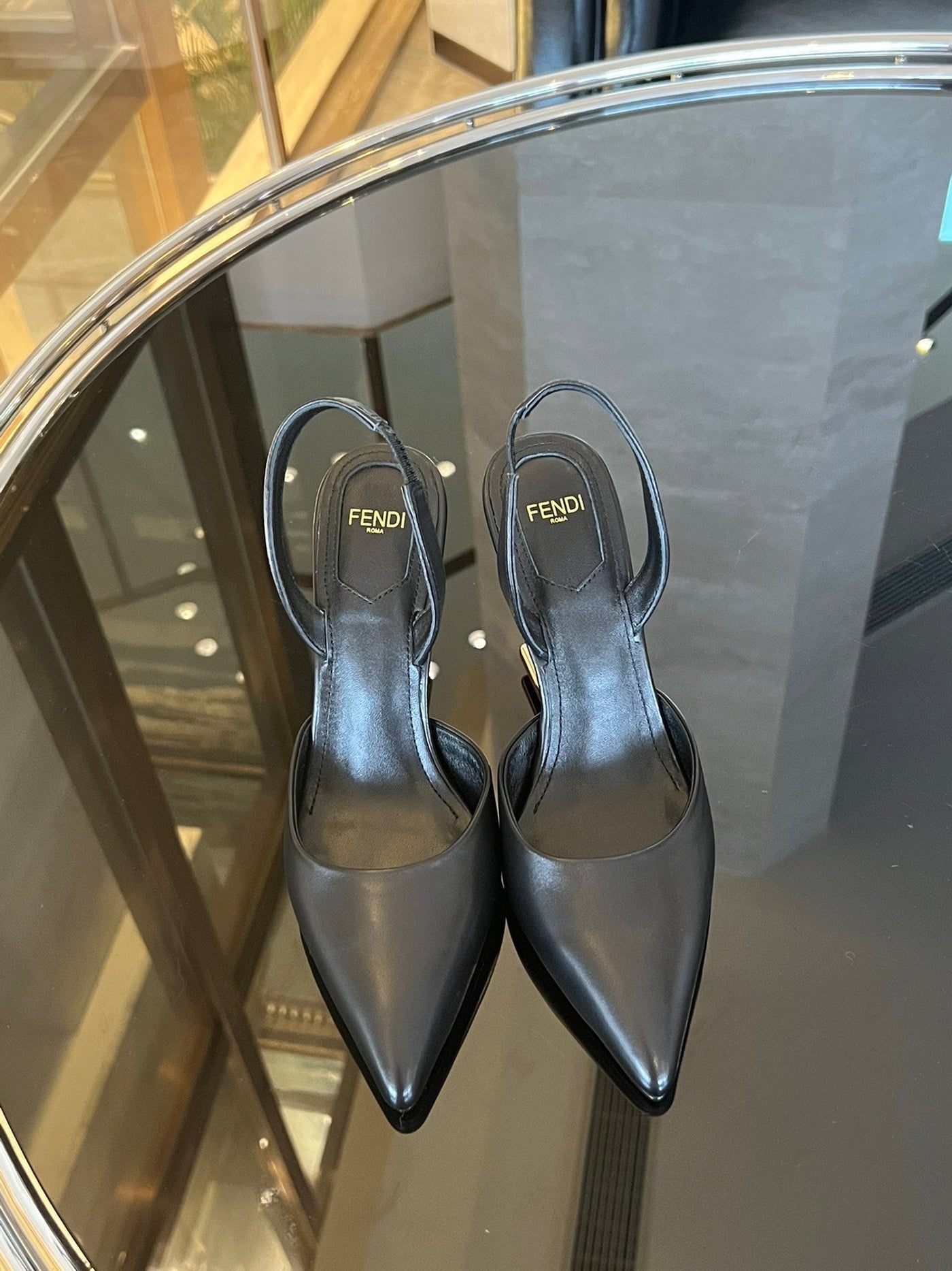 Fendi First Heel Slingback