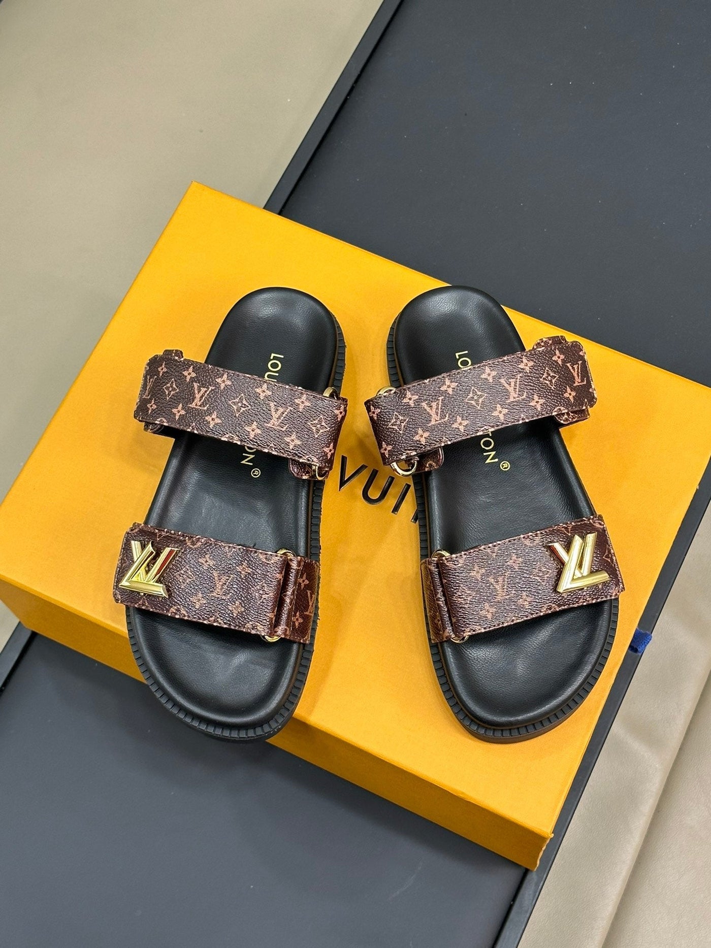 Louis Vuitton Sunset Comfort  Flat Mule