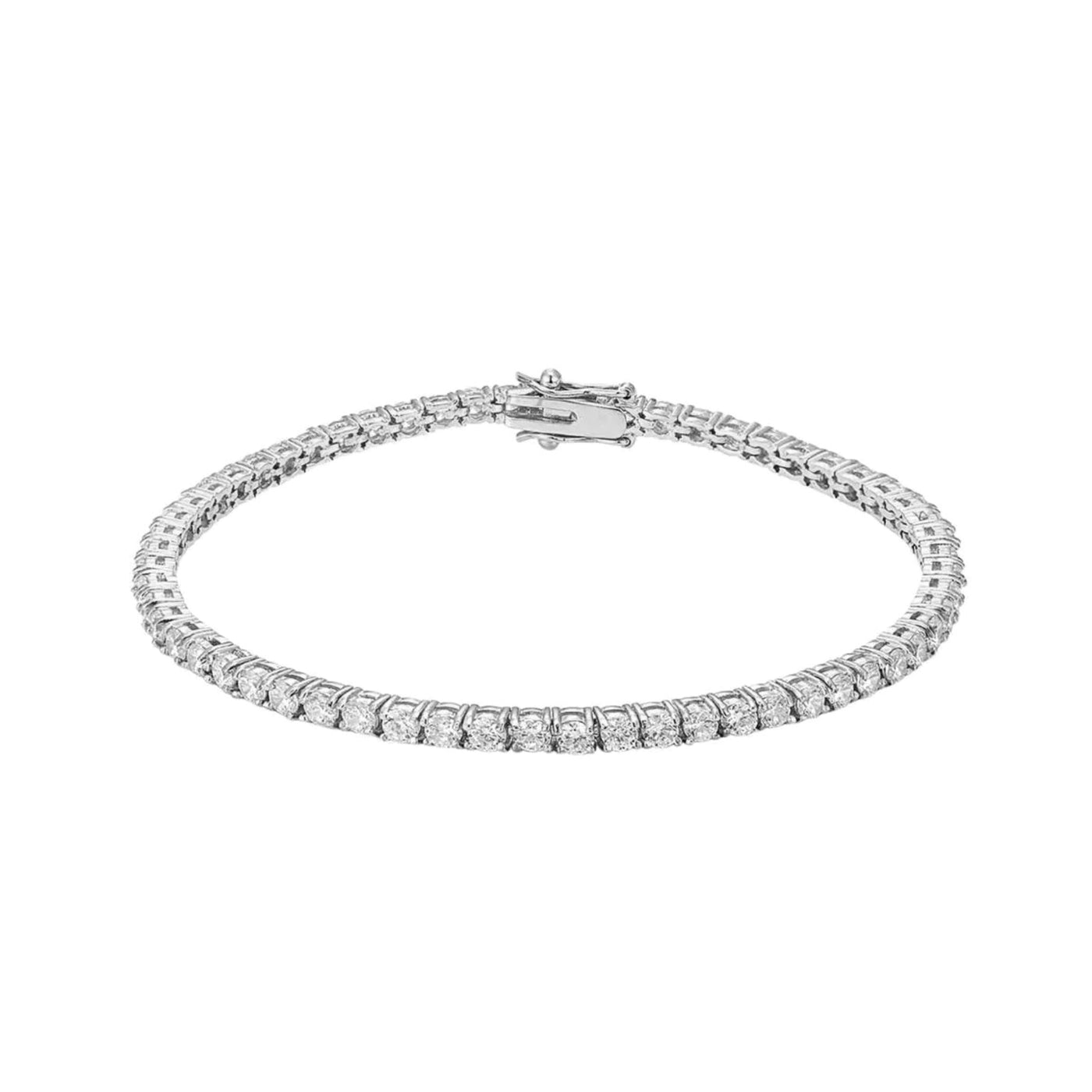 TYRA TENNIS BRACELET - SILVER