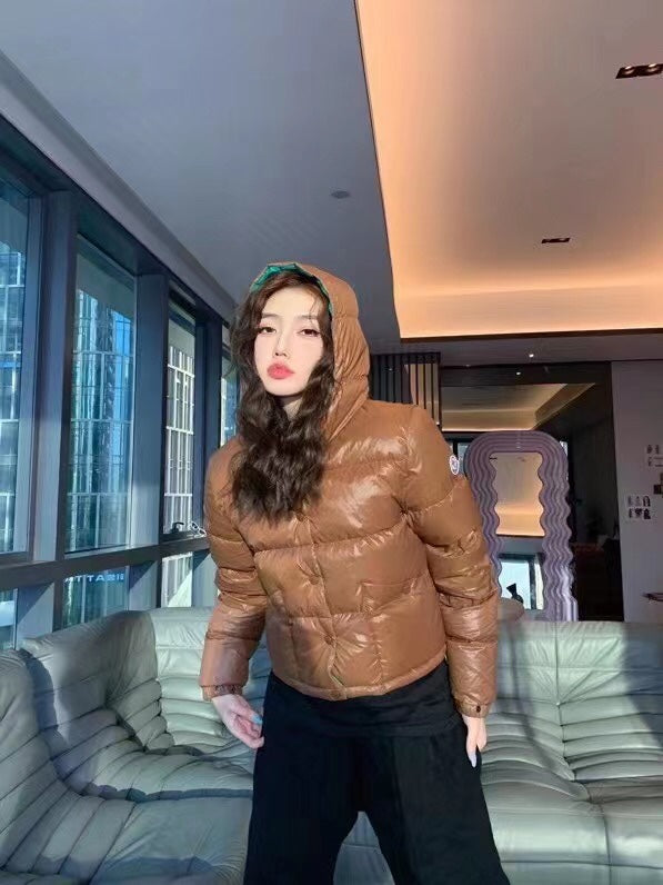 Chocolate Moncler Puffer Jacket