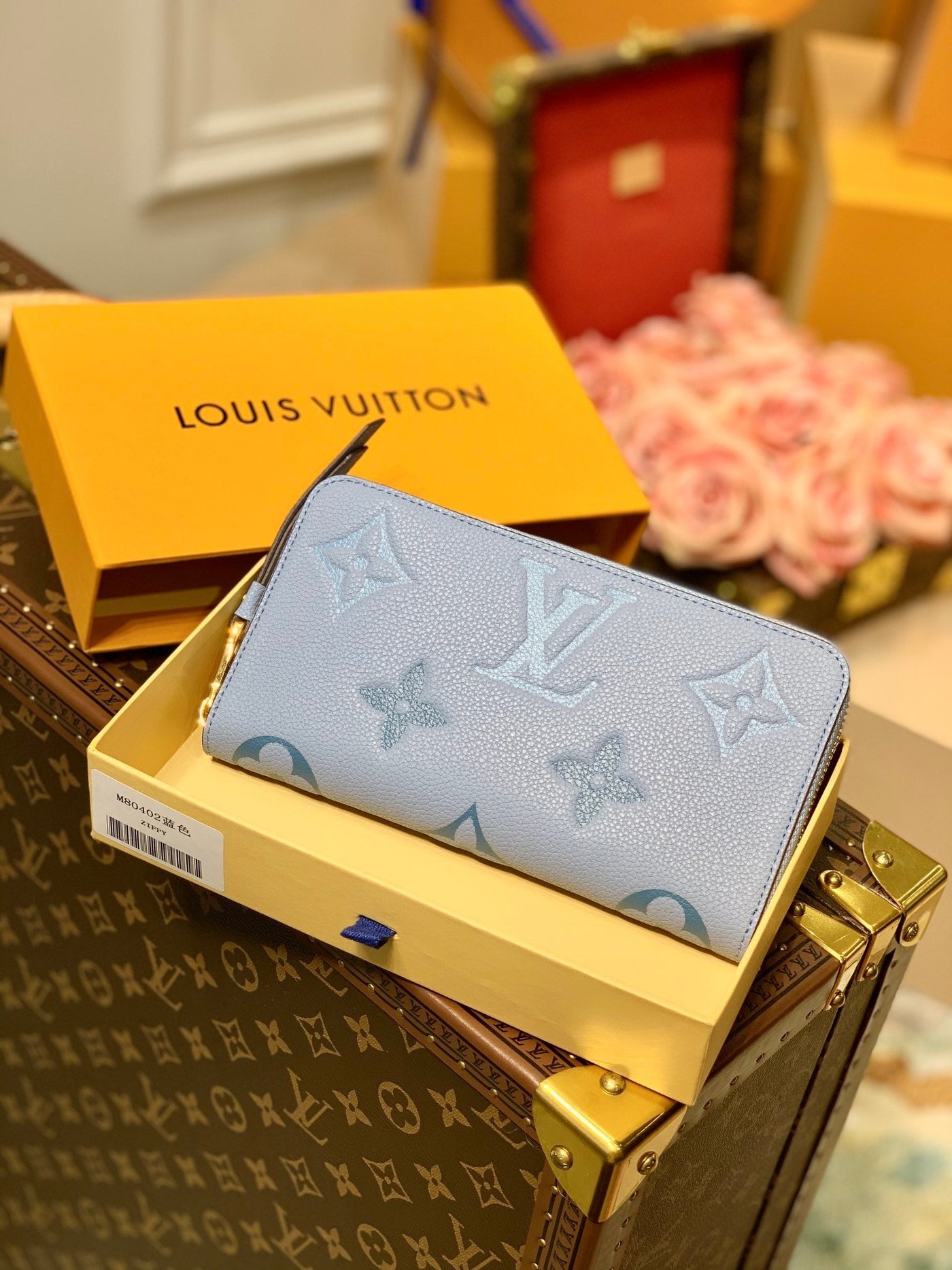 Louis Vuitton Empreinte Monogram By The Pool Zippy Wallet Accessory