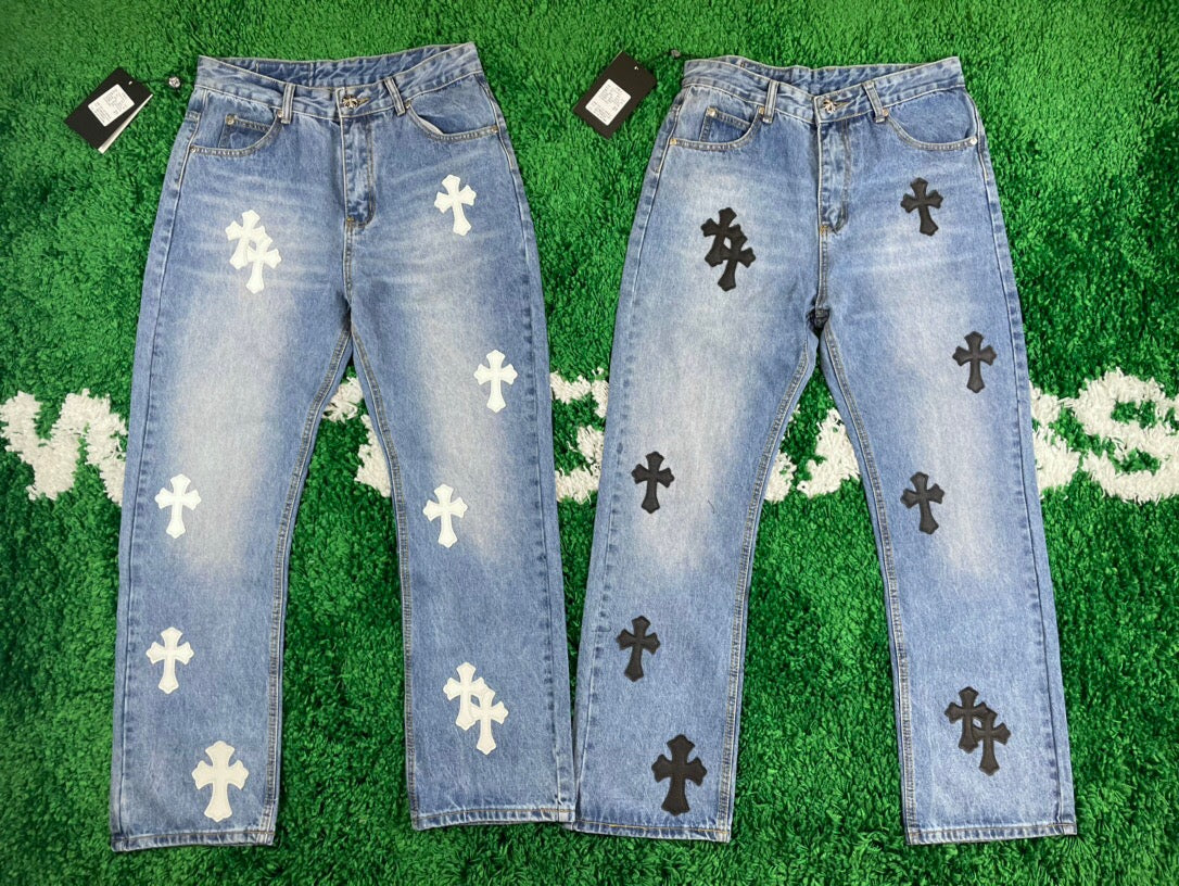 Chrome Hearts Denim Bottoms