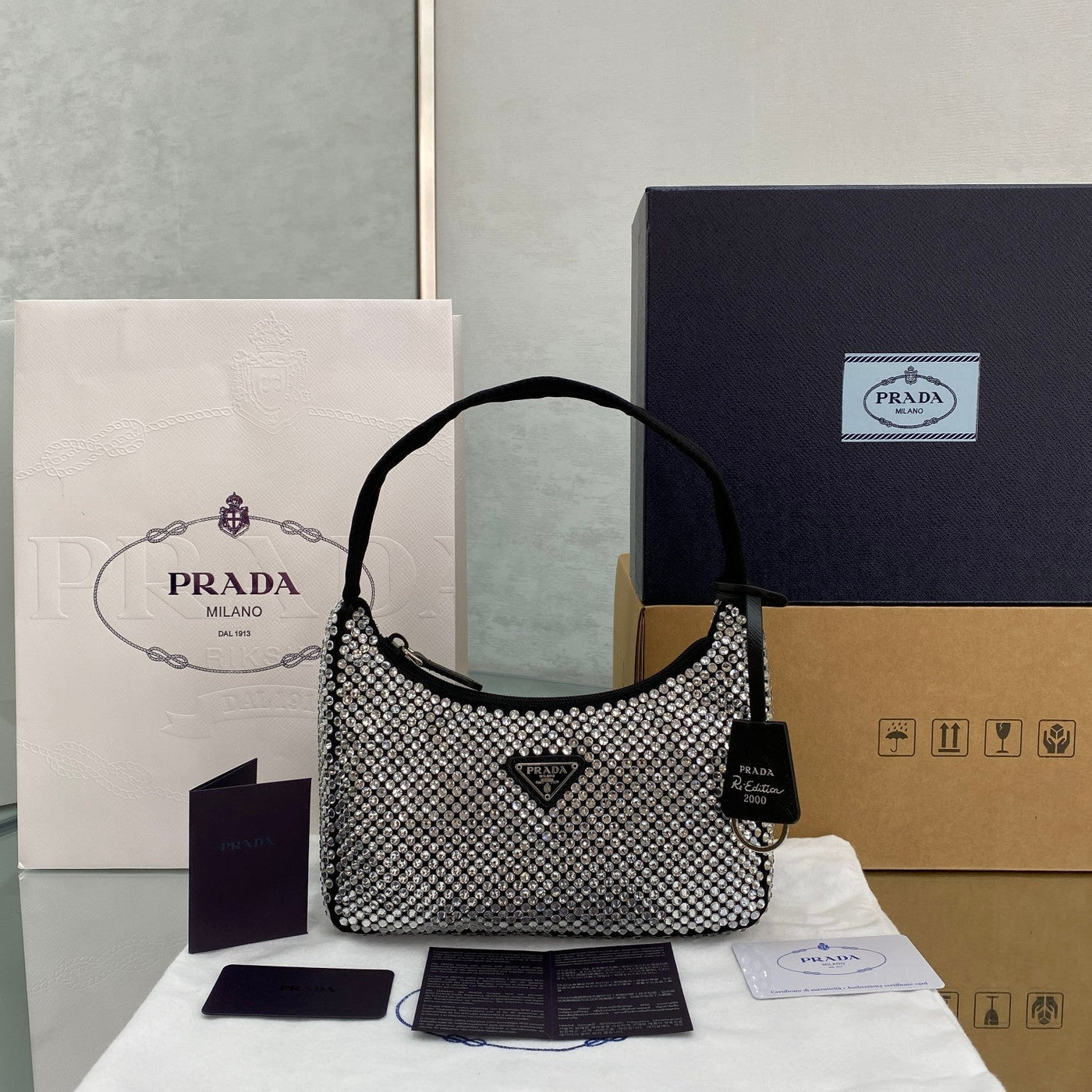 Prada Bag with Crystals