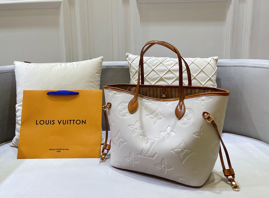 Cream Louis Vuitton Budget 3 Piece Set