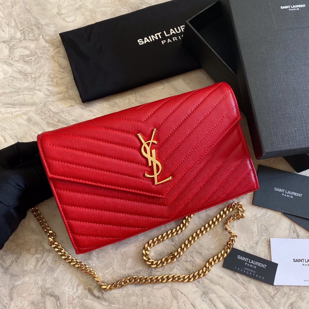 Saint Laurent Envelope Crossbody Bag