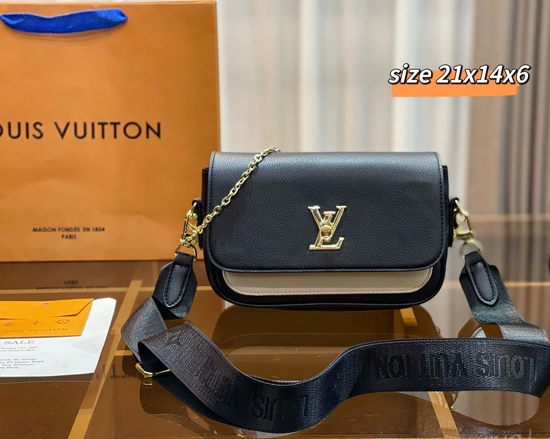 Black Louis Vuitton 3 Piece Budget Set