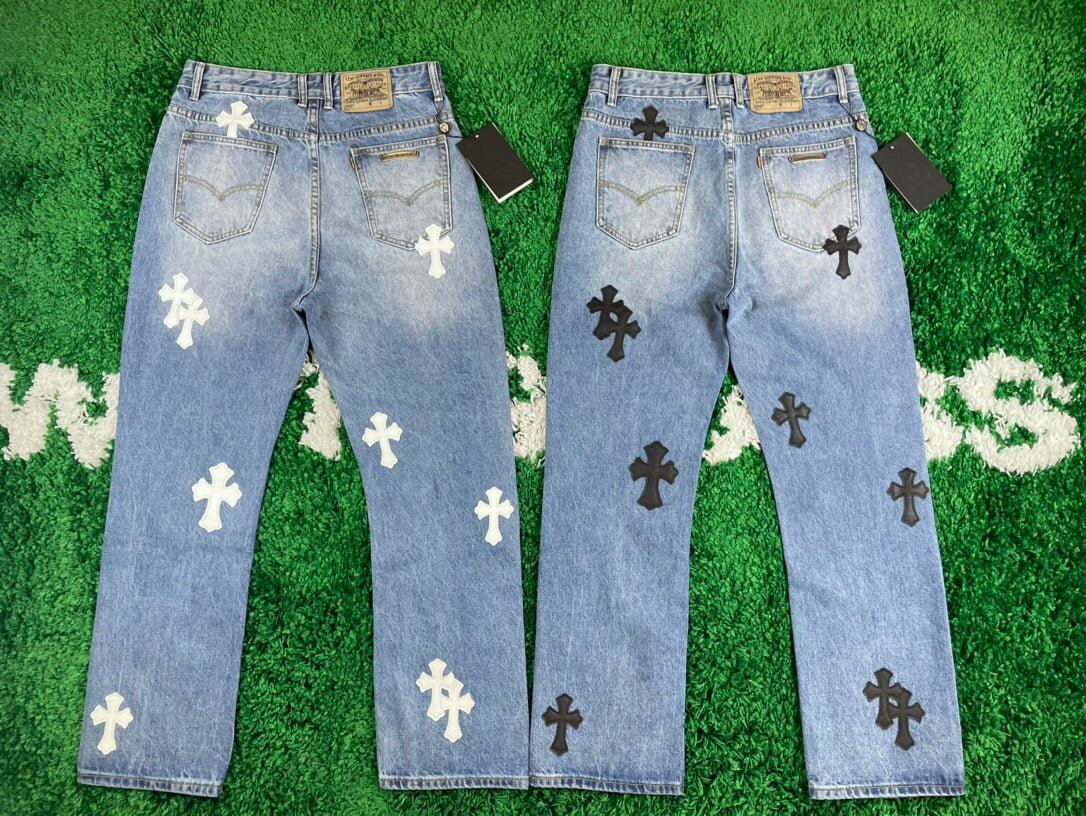 Chrome Hearts Denim Bottoms