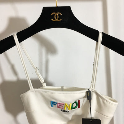 Fendi Embroidered Cropped Shirt