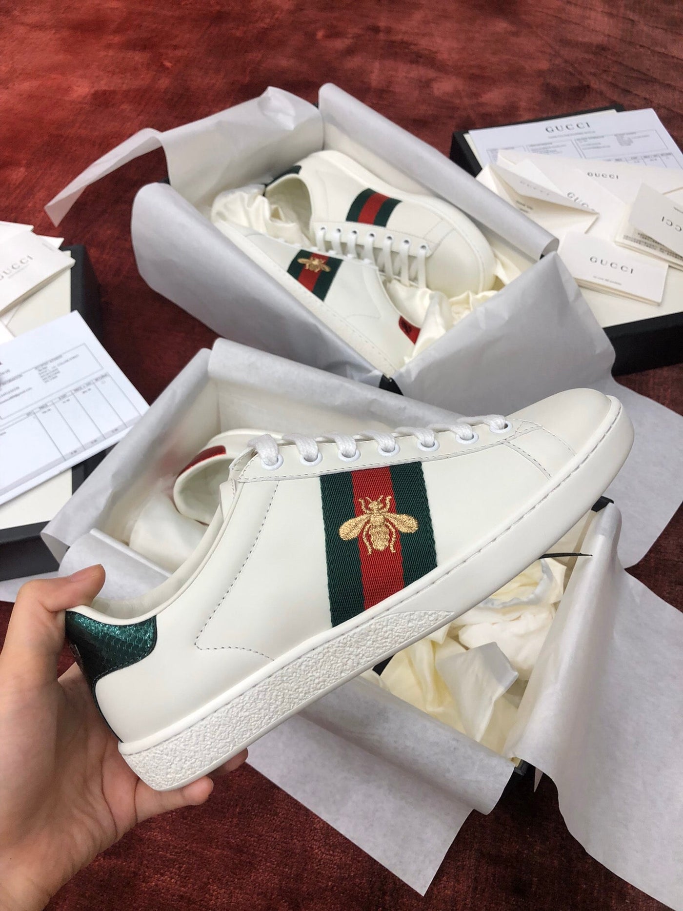 Gucci  Ace Shoes (Multiple Colors)