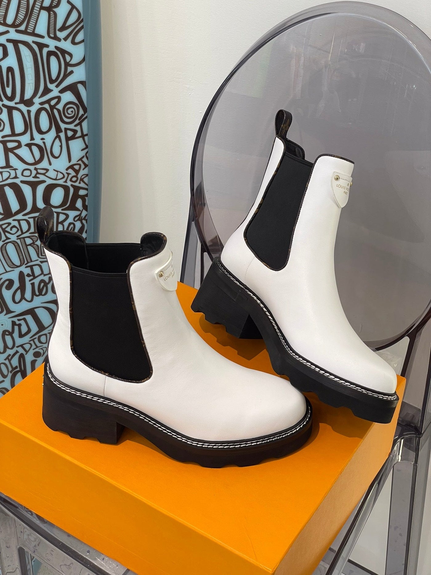 Louis Vuitton Beauborg Ankle Boots