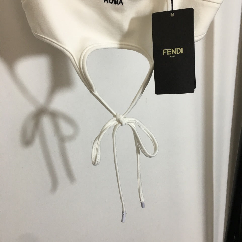 Fendi Embroidered Cropped Shirt