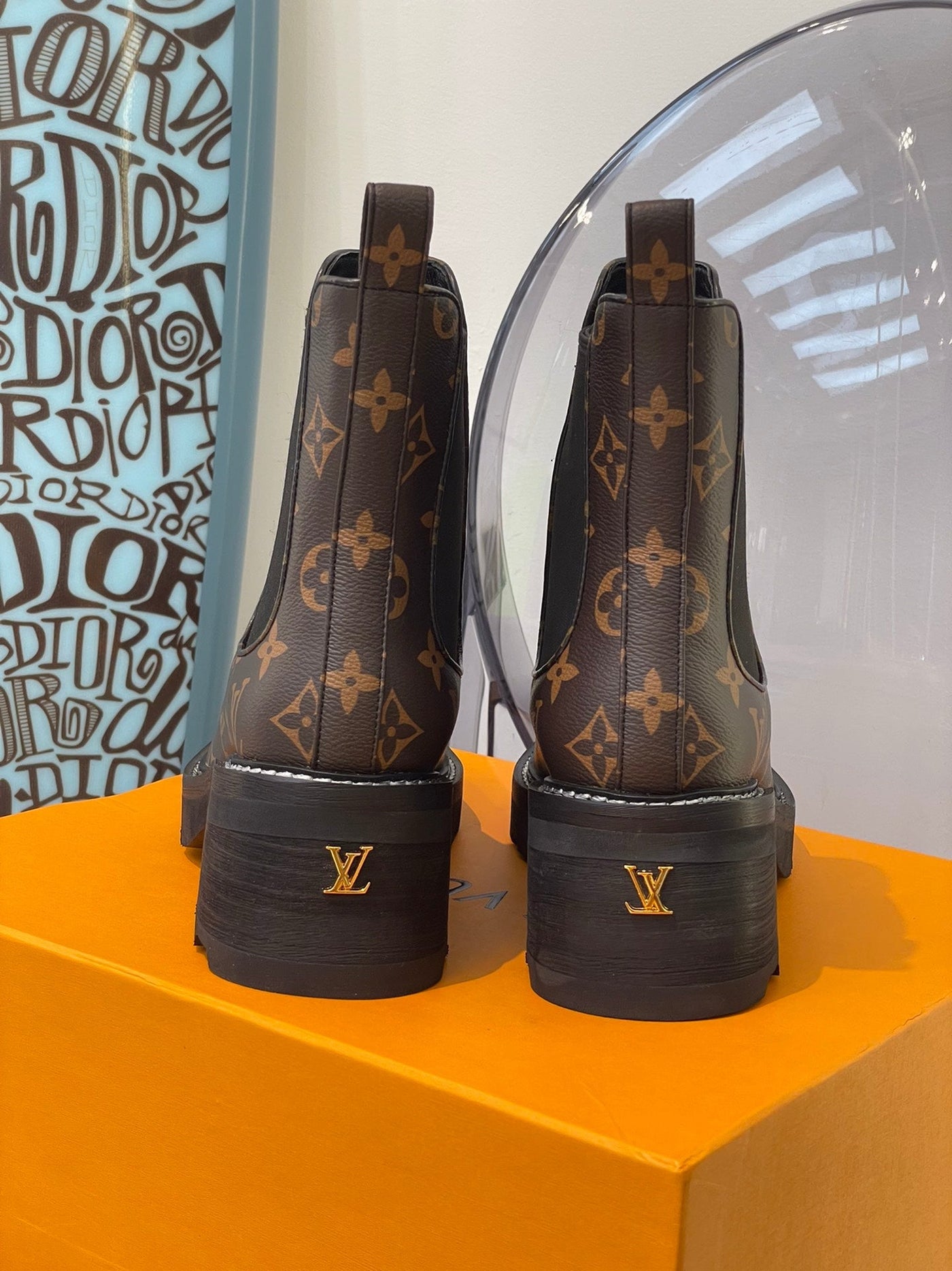 Louis Vuitton Beauborg Ankle Boots