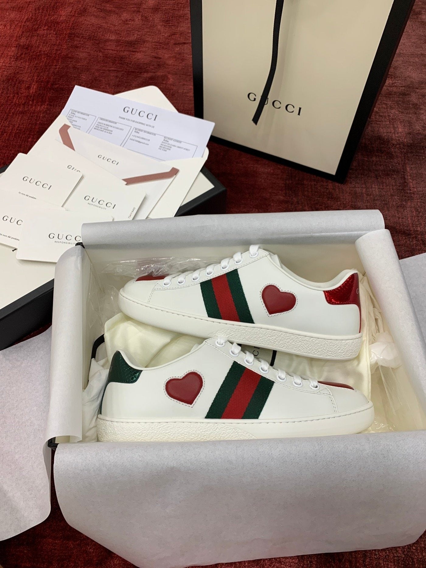 Gucci  Ace Shoes (Multiple Colors)