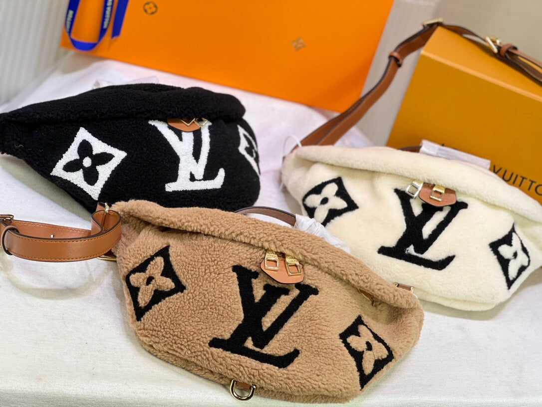 Fleece Louis Vuitton Bum Bag