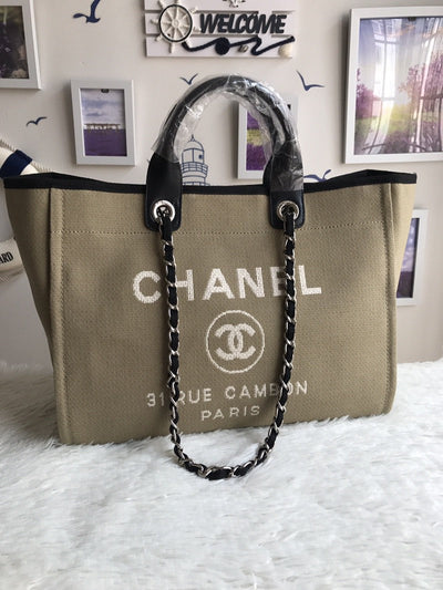 Chanel Deuaville Canvas Tote