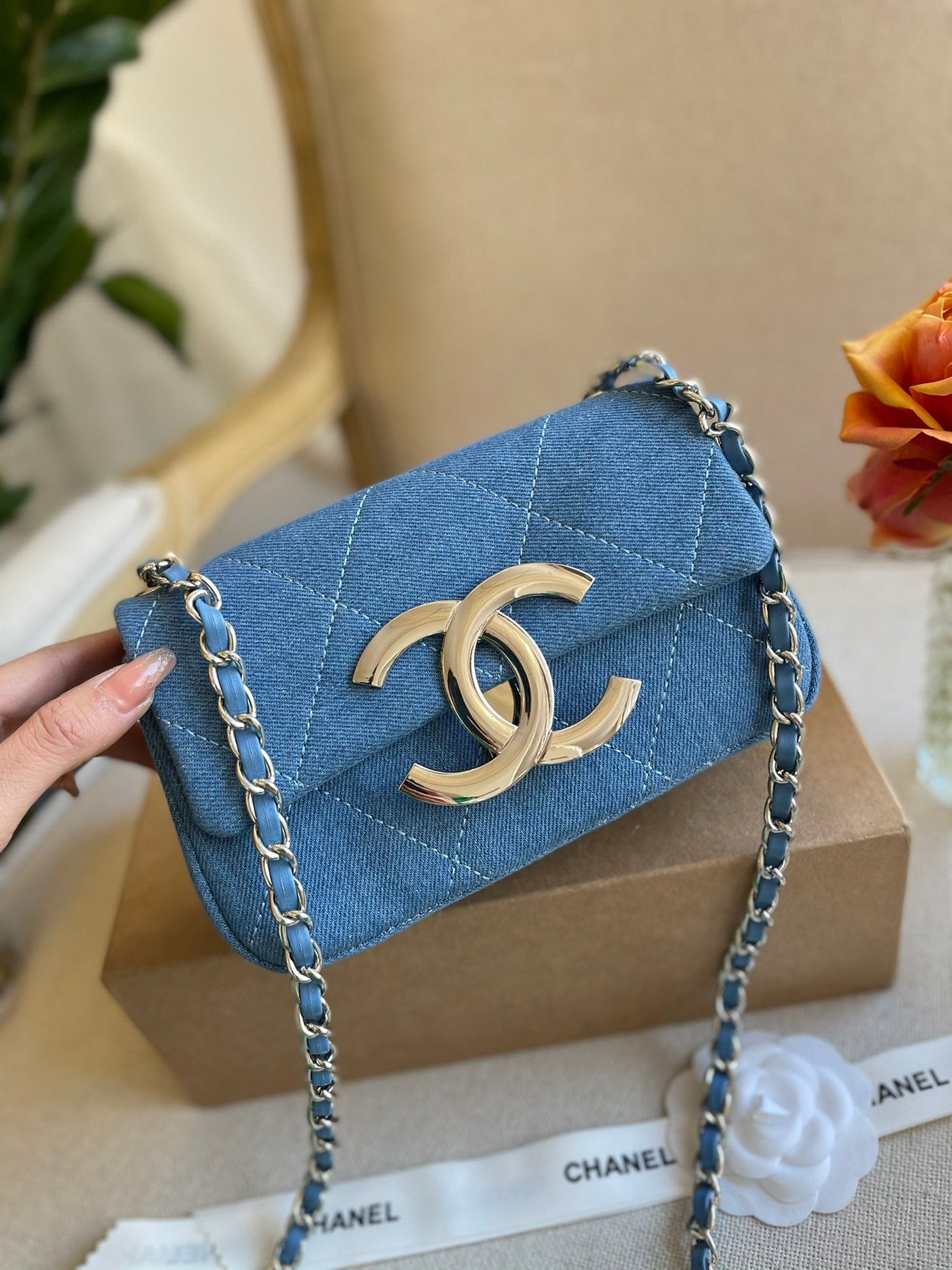 Denim Chanel Budget Bag