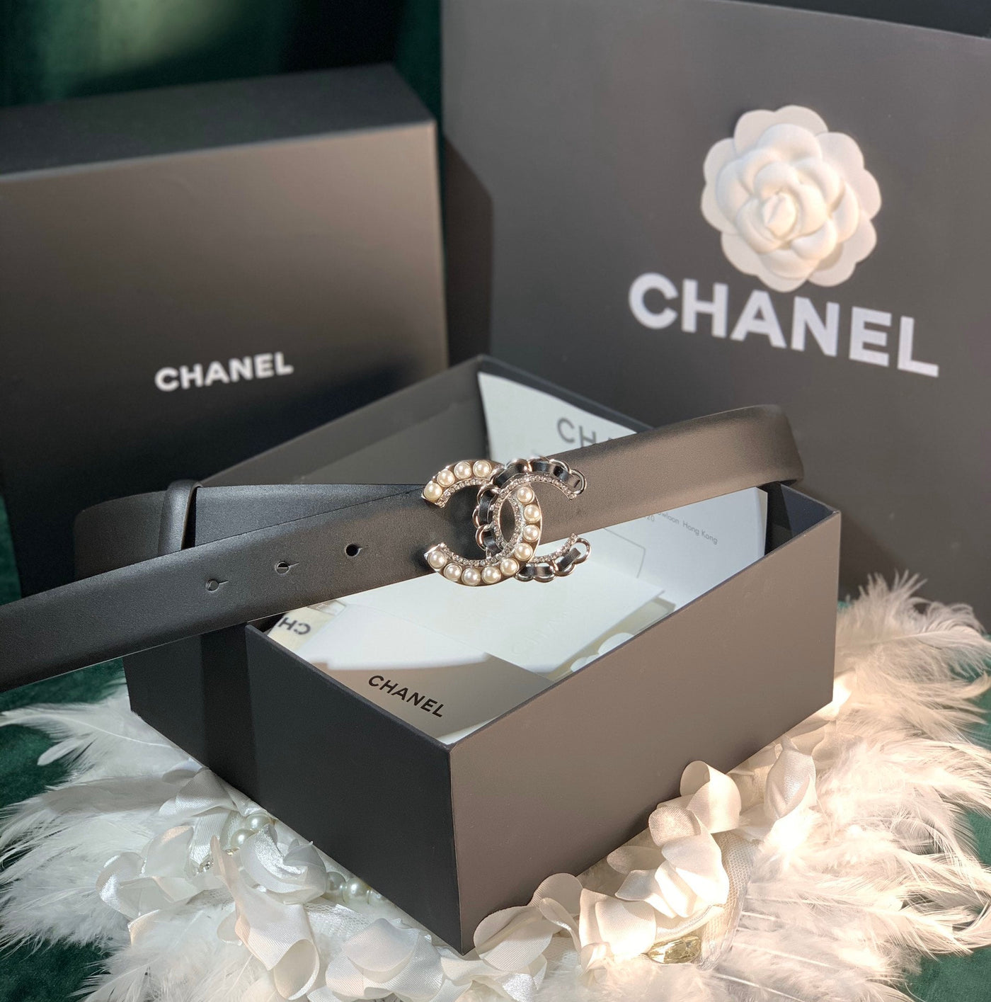 Chanel Pearl Belt Accessory