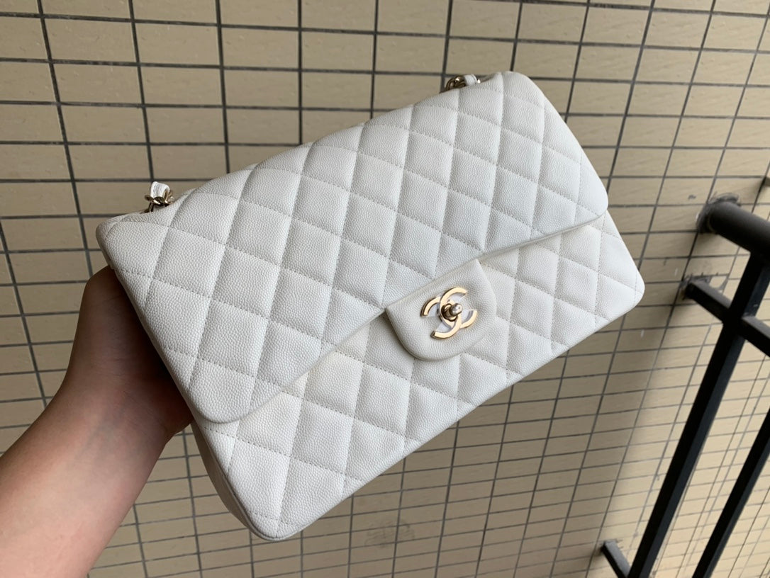 30CM Chanel Jumbo Flap Bag (Caviar Leather)