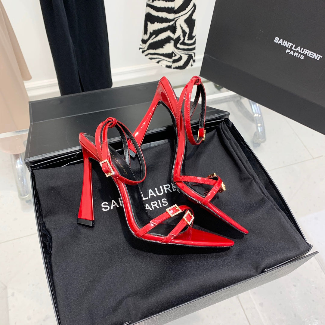 YSL LILA SANDALS