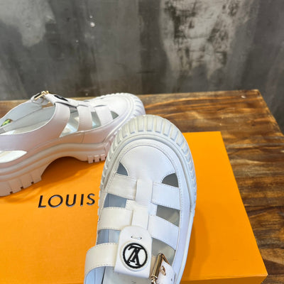 Louis Vuitton Ruby Flat Mary Jane Sandals