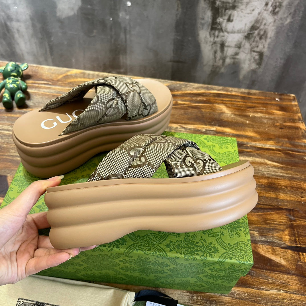 Gucci  GG Platform Slide Sandal