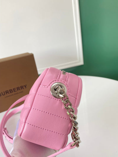 Burberry Quilted Leather Small Lola Camera Bag