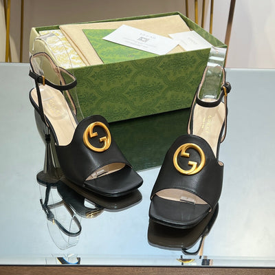 Gucci Blonde Heeled Sandal